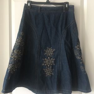 Faded Glory denim skirt